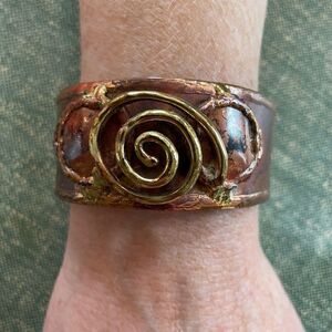 NWT Handcrafted Copper Bangle Bracelet